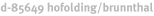 d-85649 hofolding/brunnthal